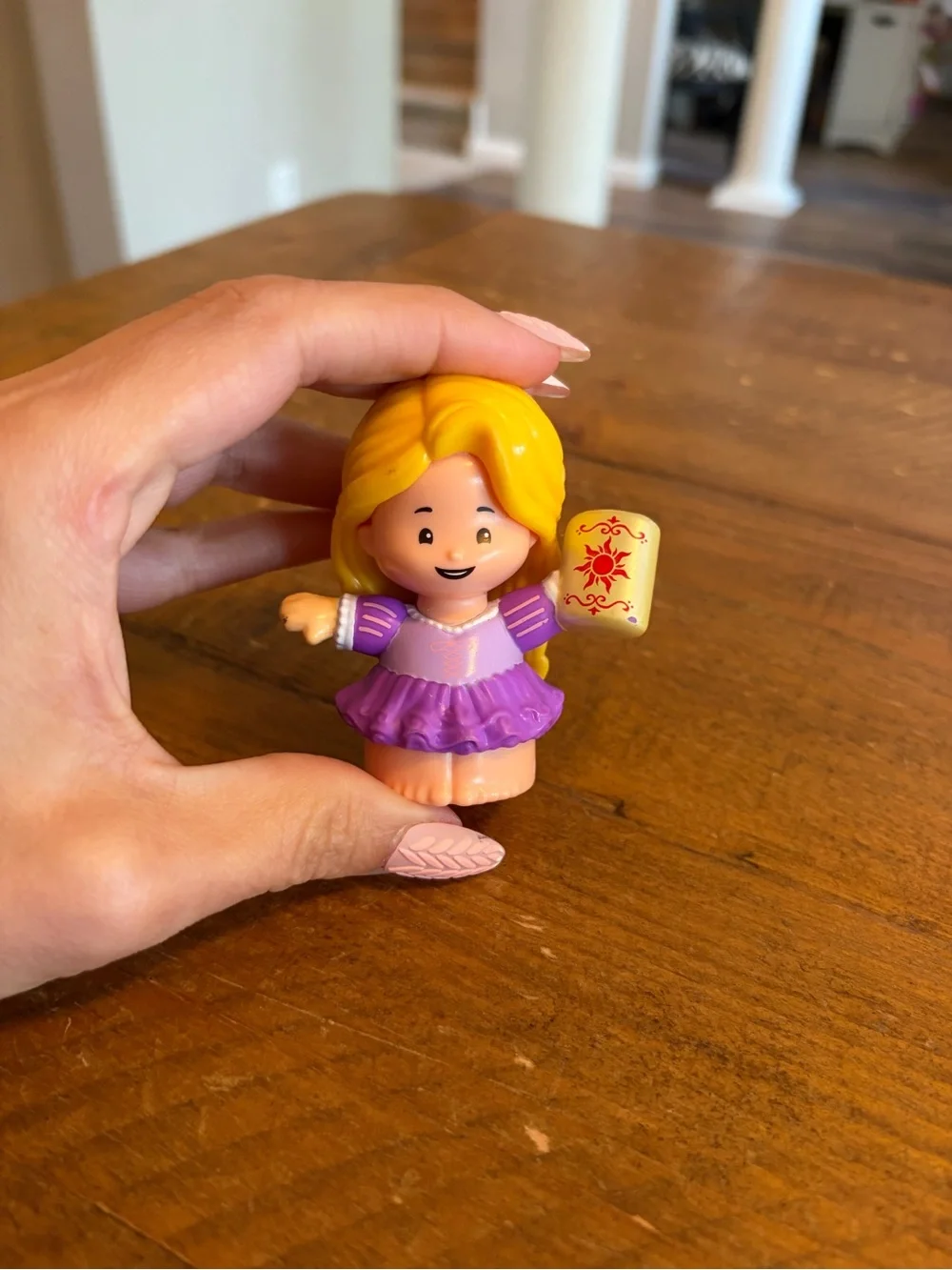 Fisher Price Little People Rapunzel with lantern as is